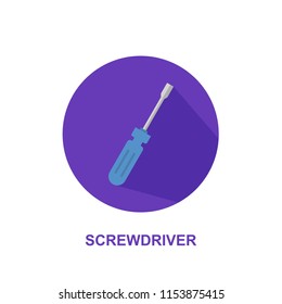 Screwdriver icon illustration isolated vector sign symbo
