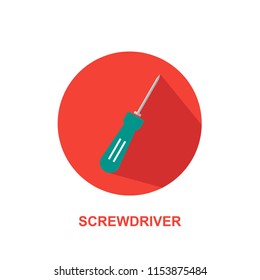 Screwdriver icon illustration isolated vector sign symbo