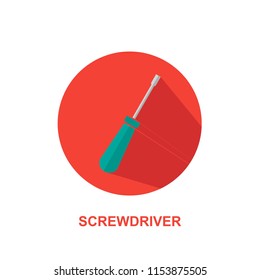 Screwdriver icon illustration isolated vector sign symbo