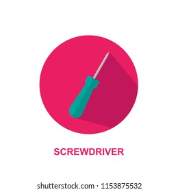 Screwdriver icon illustration isolated vector sign symbo