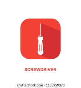 Screwdriver icon illustration isolated vector sign symbol