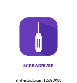 Screwdriver icon illustration isolated vector sign symbol