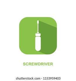 Screwdriver icon illustration isolated vector sign symbol
