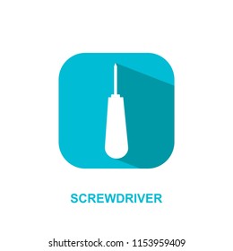 Screwdriver icon illustration isolated vector sign symbol