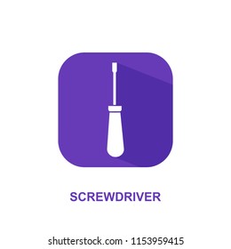 Screwdriver icon illustration isolated vector sign symbol