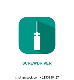 Screwdriver icon illustration isolated vector sign symbol