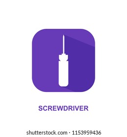 Screwdriver icon illustration isolated vector sign symbol
