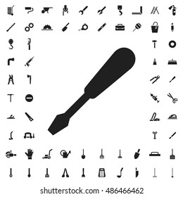 Screwdriver icon illustration isolated vector sign symbol
