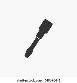 Screwdriver  icon illustration isolated vector sign symbol