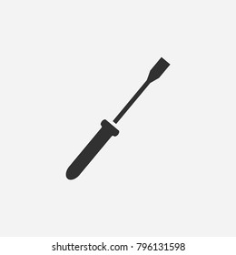 Screwdriver icon illustration isolated vector sign symbol