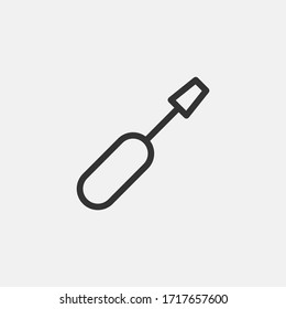 Screwdriver icon isolated on background. Tool symbol modern, simple, vector, icon for website design, mobile app, ui. Vector Illustration