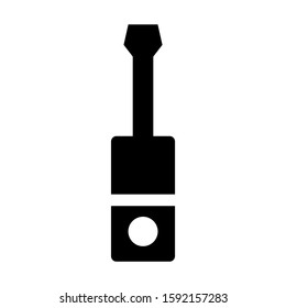 screwdriver icon isolated sign symbol vector illustration - high quality black style vector icons
