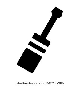 screwdriver icon isolated sign symbol vector illustration - high quality black style vector icons
