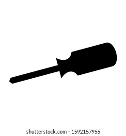 screwdriver icon isolated sign symbol vector illustration - high quality black style vector icons
