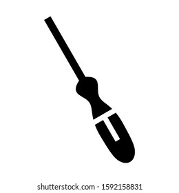 screwdriver icon isolated sign symbol vector illustration - high quality black style vector icons
