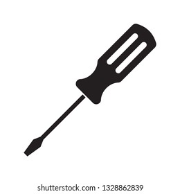 Screwdriver icon isoleted, a maintenance tool