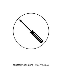 Screwdriver icon, logo