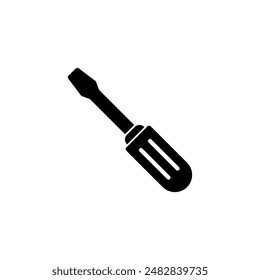 Screwdriver icon logo design. tools sign and symbol