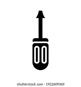 screwdriver icon or logo isolated sign symbol vector illustration - high quality black style vector icons
