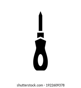 Schraubendreher-Symbol oder Logo einzeln auf Zeichen, Vektorgrafik - hochwertige Vektorsymbole in schwarzem Stil
