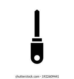 screwdriver icon or logo isolated sign symbol vector illustration - high quality black style vector icons
