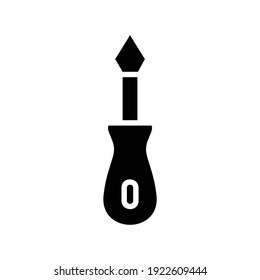 screwdriver icon or logo isolated sign symbol vector illustration - high quality black style vector icons
