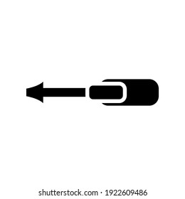 screwdriver icon or logo isolated sign symbol vector illustration - high quality black style vector icons
