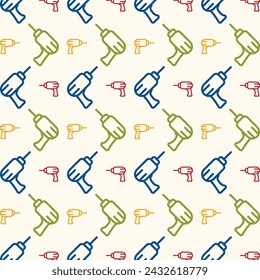 Screwdriver icon multicolor trendy vector beautiful lovely red illustration background