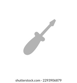 screwdriver icon on a white background, vector illustration