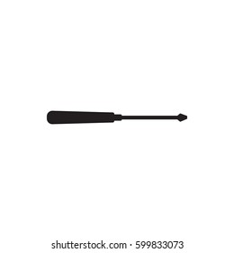 screwdriver icon on the white background