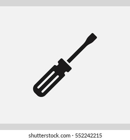 Screwdriver Icon. One Of Set Web Icons