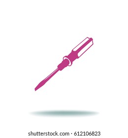 screwdriver icon. One of set web icons