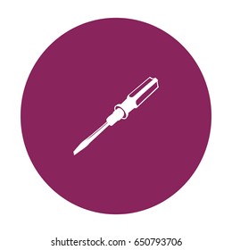 screwdriver icon. One of set web icons