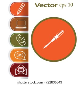 screwdriver icon. One of set web icons