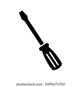 screwdriver icon, repair symbol.
, Vector illustration