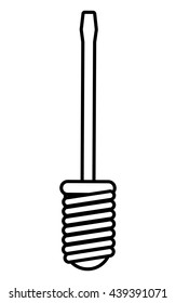 Screwdriver icon. Repair Tool design. vector graphic