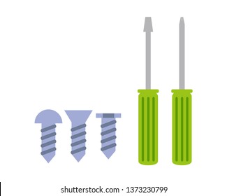 Screwdriver Icon. Screw icon,Vector illustration
