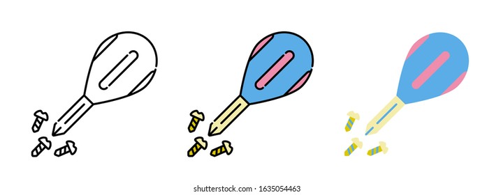 screwdriver icon set isolated on white background for web design 