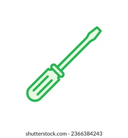 Screwdriver icon set. tools icon vector