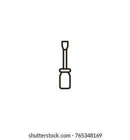 screwdriver icon. sign design
