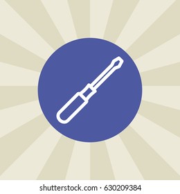 screwdriver icon. sign design. background