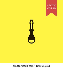 screwdriver. screwdriver icon. sign design. Vector EPS 10.