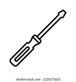 Screwdriver icon. sign for mobile concept and web design. vector illustration