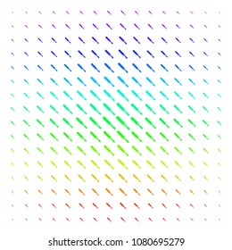 Screwdriver icon spectrum halftone pattern. Vector screwdriver pictograms organized into halftone grid with vertical spectrum gradient. Designed for backgrounds, covers and abstraction compositions.