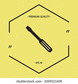 Screwdriver icon symbol
