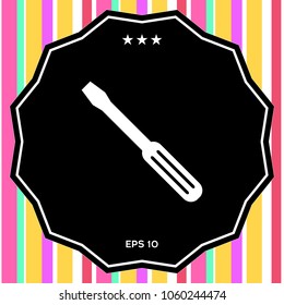 Screwdriver icon symbol