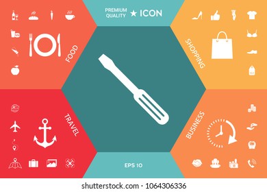 Screwdriver icon symbol