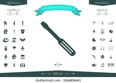 Screwdriver icon symbol