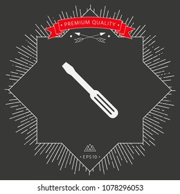 Screwdriver icon symbol