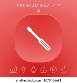 Screwdriver icon symbol